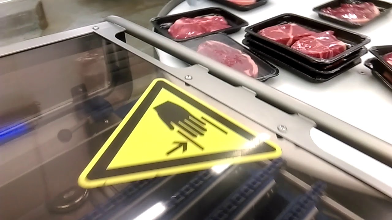 SEALPAC A7 Traysealer TraySkin Line for Steak