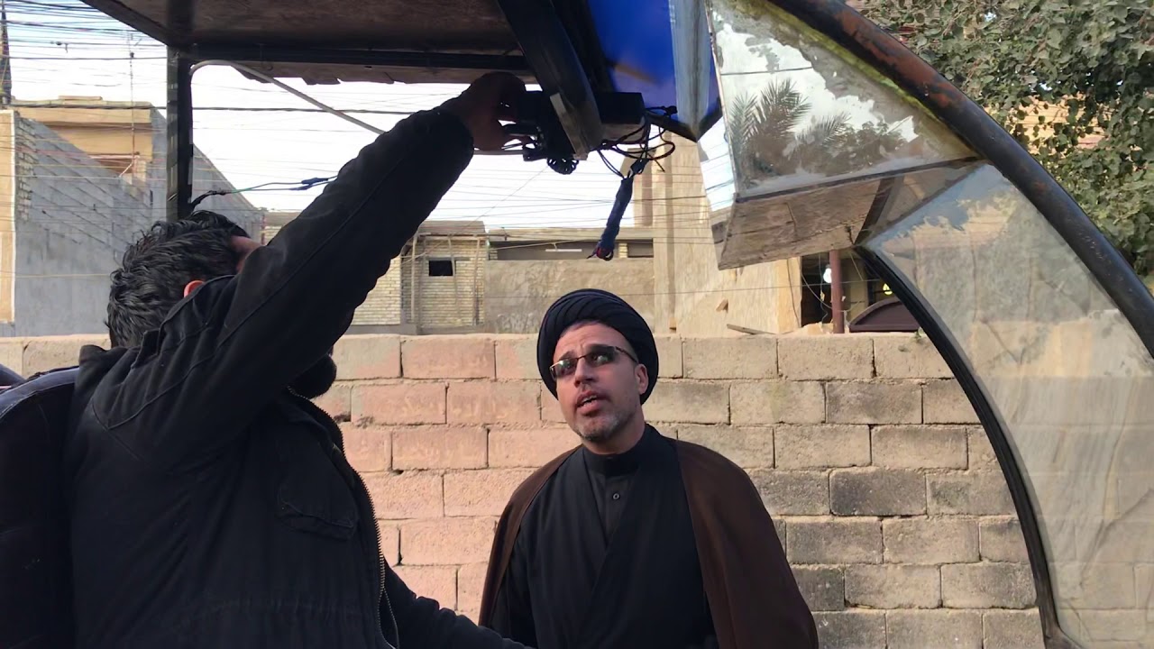 مشهدتمثيلي عن أذية أصوات سماعات الباعة المتجولين