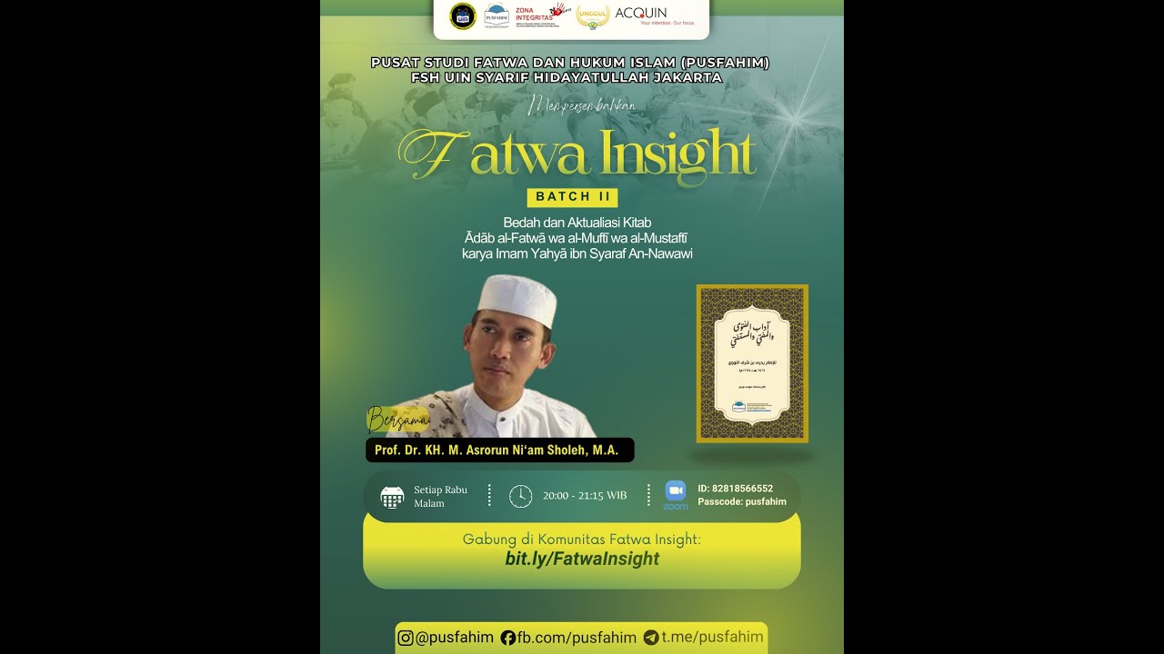 04 Feb 26_Pertemuan 3 Kajian Kitab Adabul Fatwa_Program Fatwa Insight batch II by PUSFAHIM