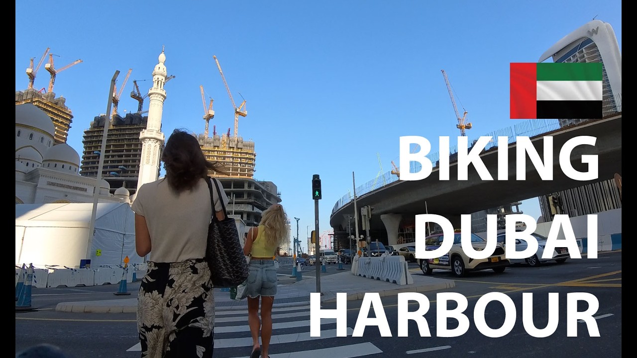BIKING: DUBAI HARBOUR - UAE - (4K) - FEBRUARY 2026