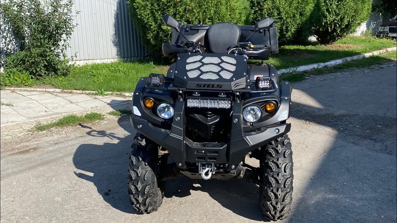 Поставил доп свет на stels Leopard 650