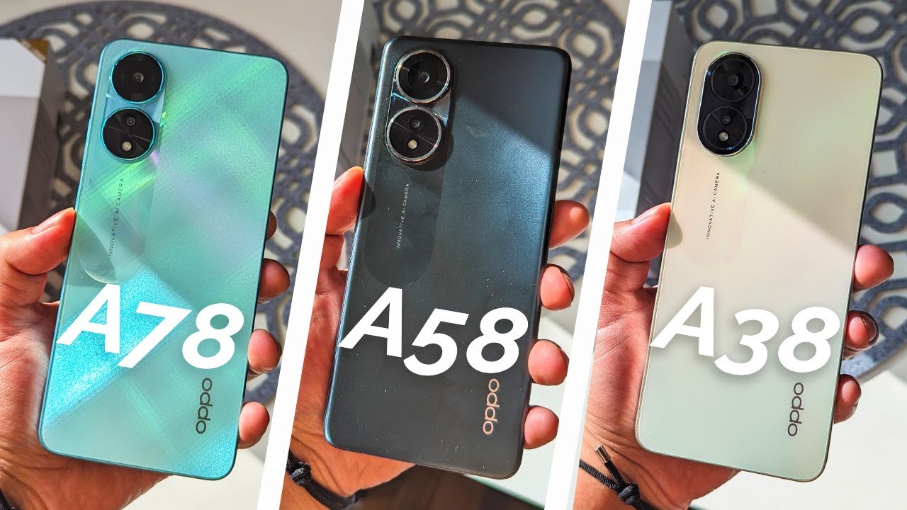 Review OPPO A78, A58 y A38 ¿Cuál es Mejor y te Conviene MÁS de esta Familia A? 2024