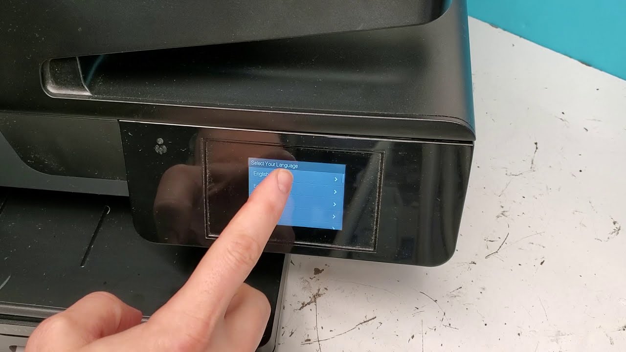 How to Reset HP Officejet 6830 Printer and Access Hidden Factory Support Menu 6810 6820