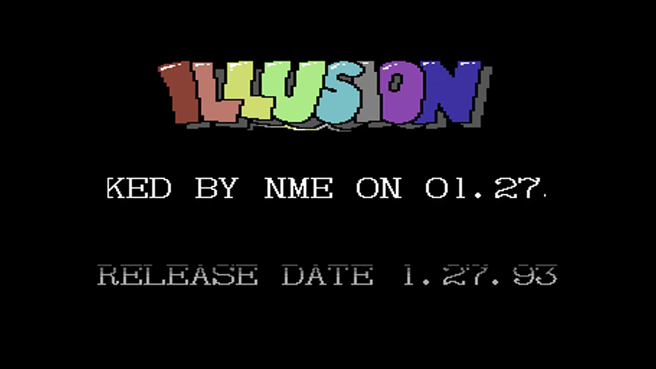 Illusion's C64 cracktro from Wrestling Superstars