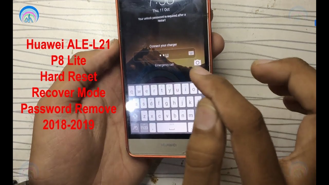 Huawei (ALE L21) P8 Lite Hard Reset Password Unlock