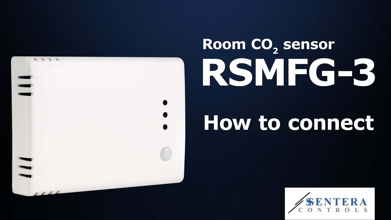 How to connect room CO2 sensor RSMFG-3