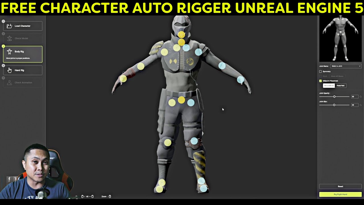 Free Character Auto Rigger Unreal Engine 5