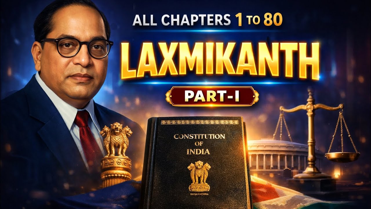 Indian Polity – Laxmikanth (Chapter 1 to 80) | Part-1 | Complete Explanation