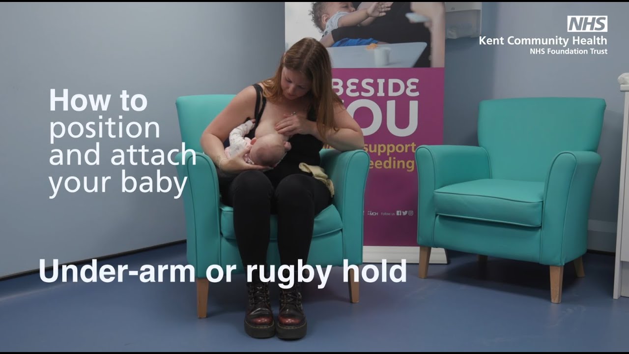 Under-arm position