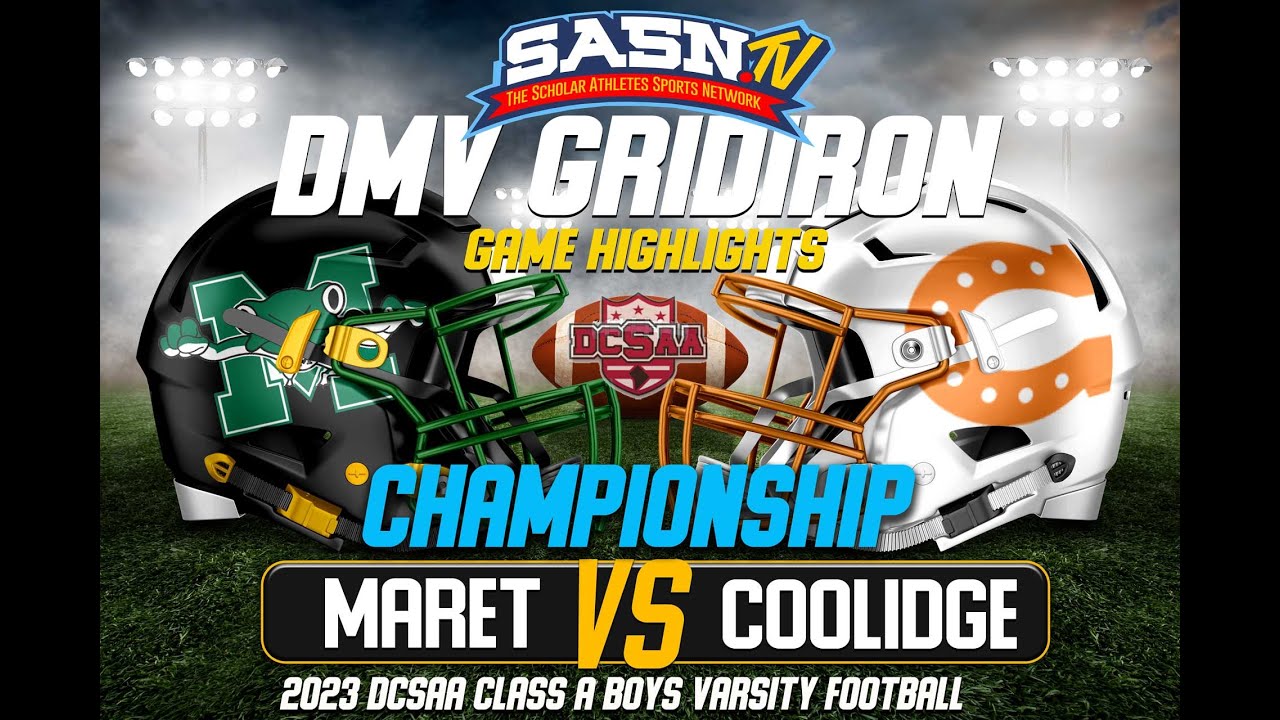 DMV Gridiron Maret Frogs VS Coolidge Colts Championship Game Highlights