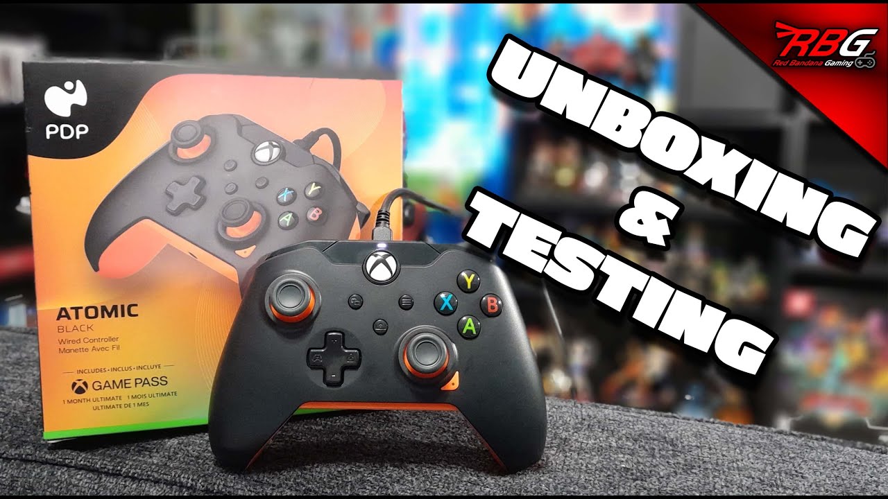 Распаковка нового контроллера PDP Neon Series Atomic Black для Xbox Series X/S — Red Bandana Gaming