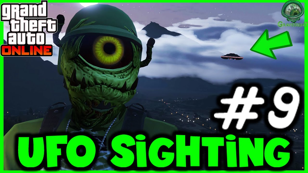 GTA Online - UFO Sighting Location #9 & Stealth UFO (Abandoned Barn + Military Base)🛸👽