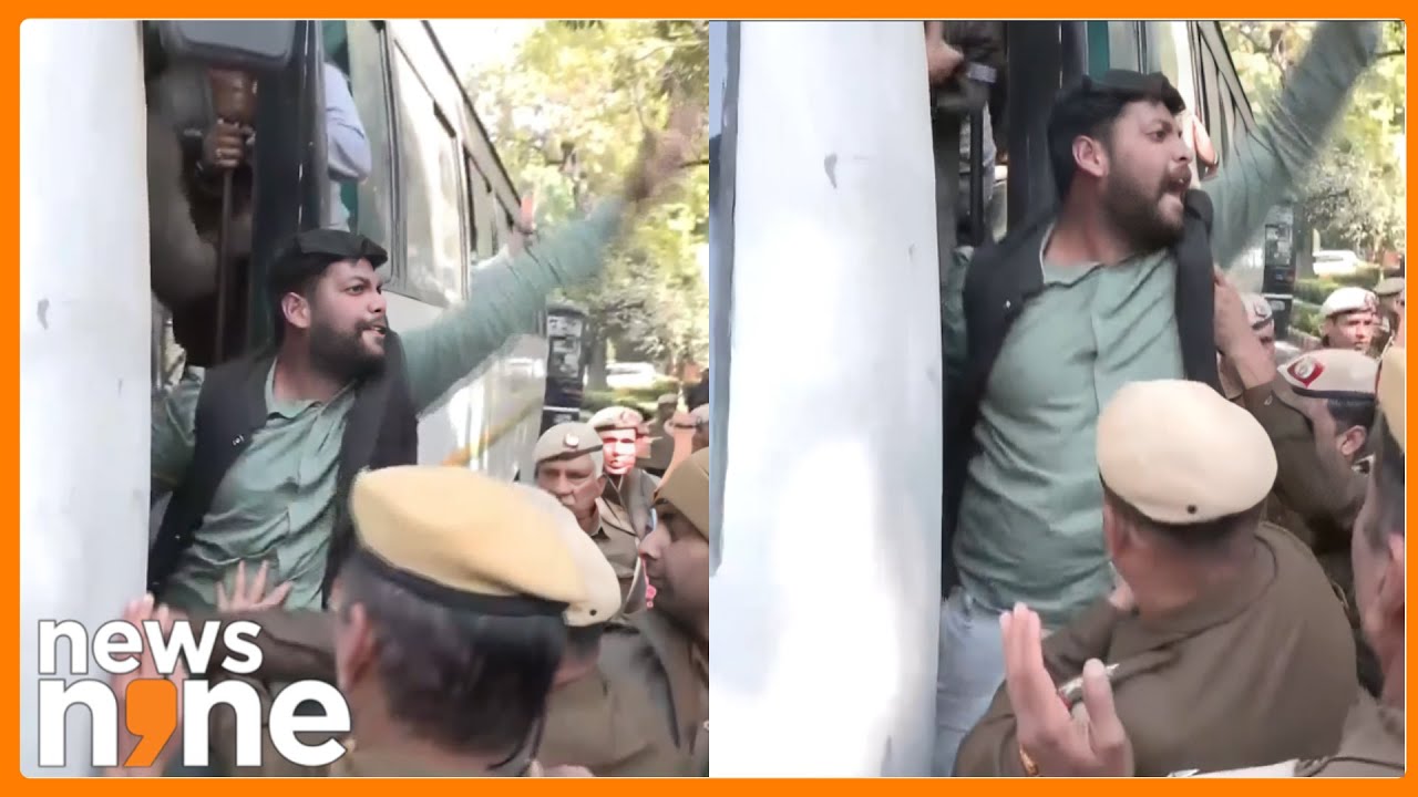 Indian Youth Congress Protests Against Union Budget 2025 at Jantar Mantar | News9