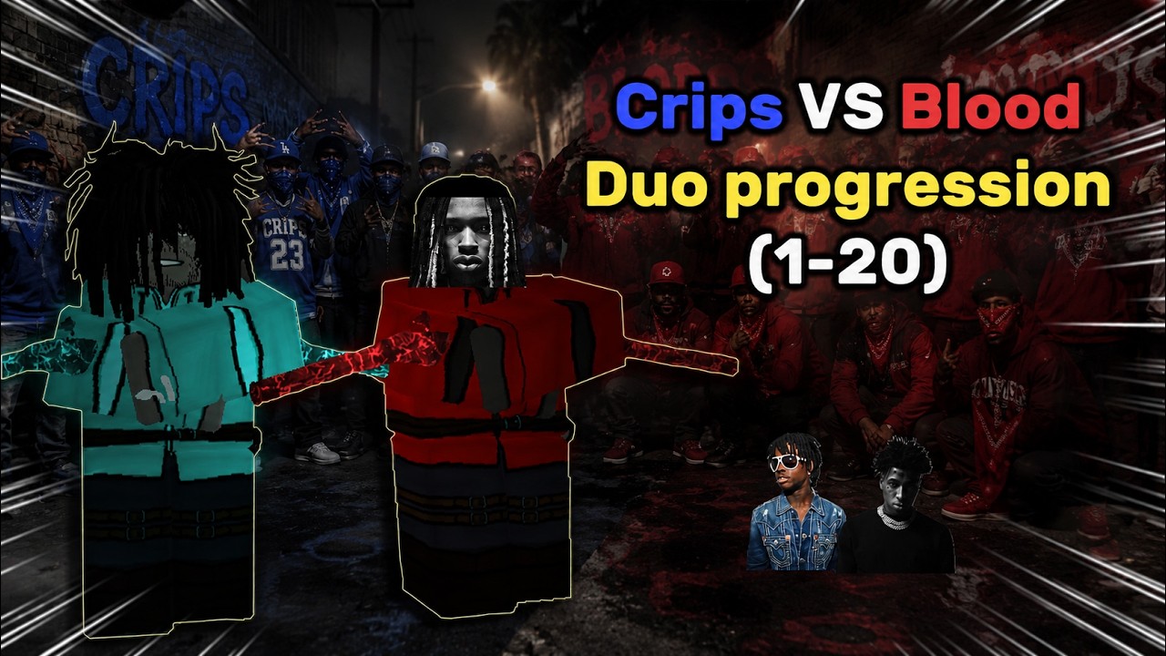 Crips VS Bloods Duo Prog.. (With Fuhflow) | Deepwoken
