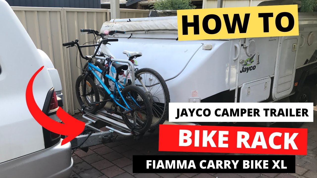 How To Install Bike Rack on Jayco Swan Camper Trailer [Fiamma Carry Bike XL]