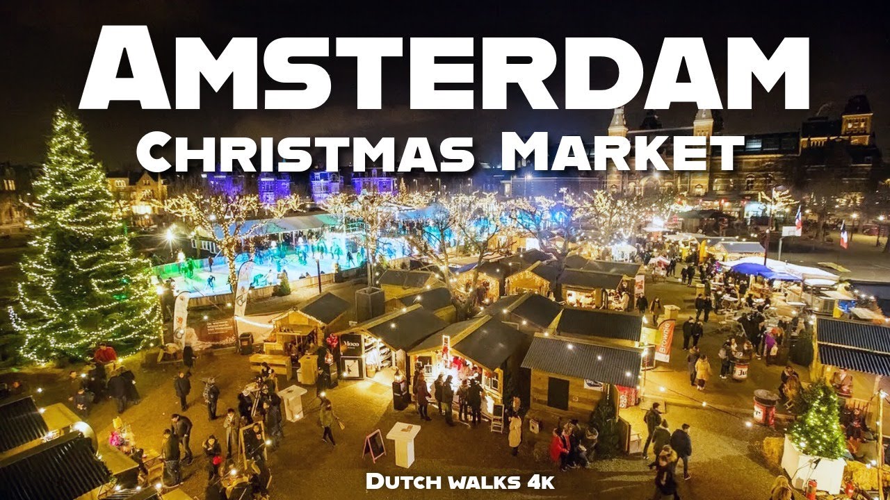 Amsterdam 🎄 Christmas Market 2025 | 4K HDR