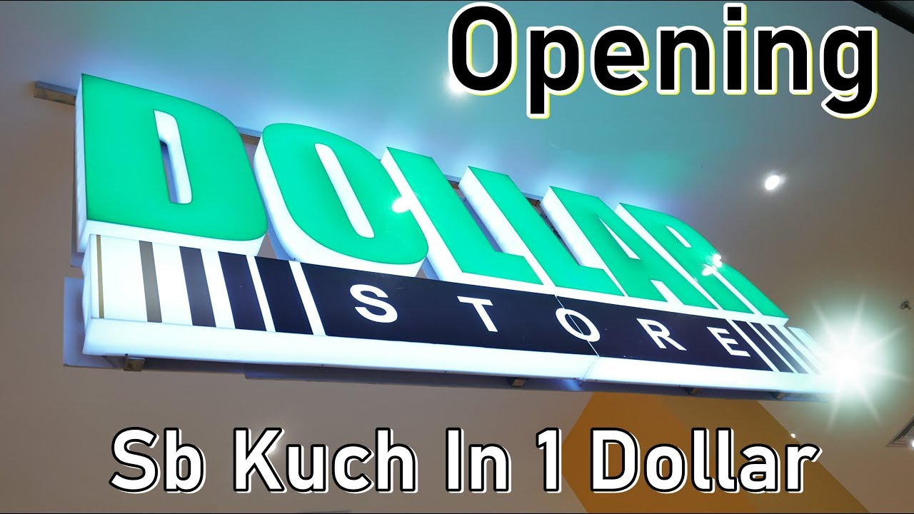 ONE DOLLAR Store Opening In Emporium Mall Lahore