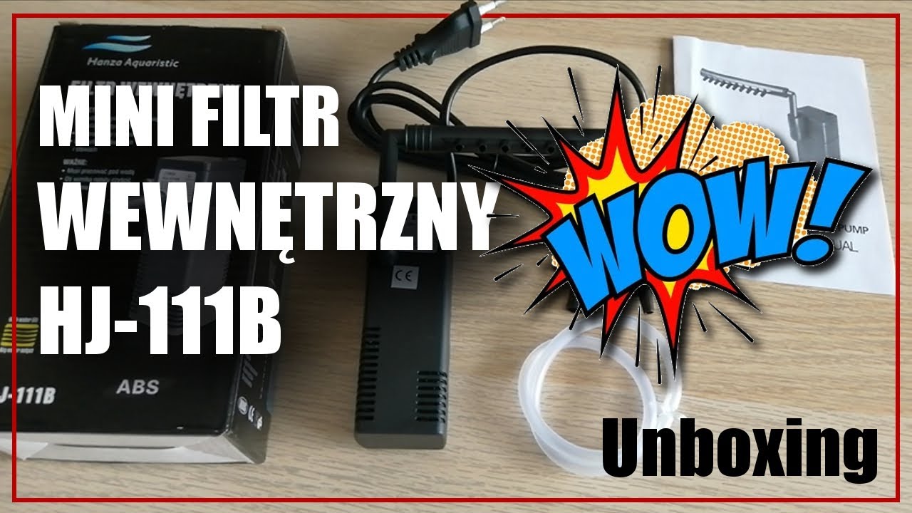 MINI FILTR wewnętrzny HJ - 111B do małego akwarium