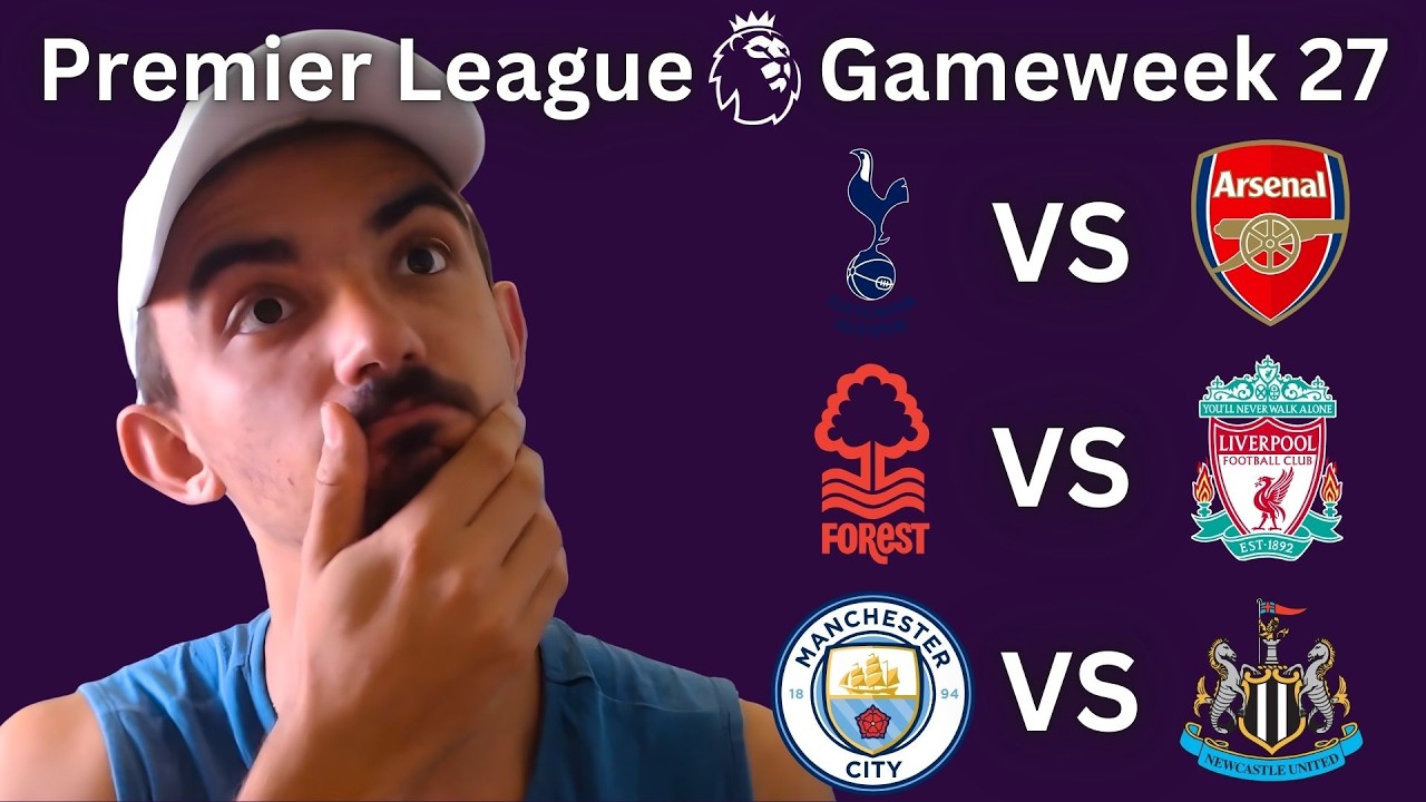 PREDICTING Premier League Gameweek 27⚽