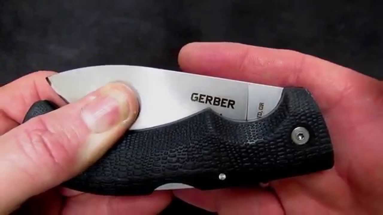 From the Sharpening Bench:  Gerber Gator in 154CM -- Outstanding!