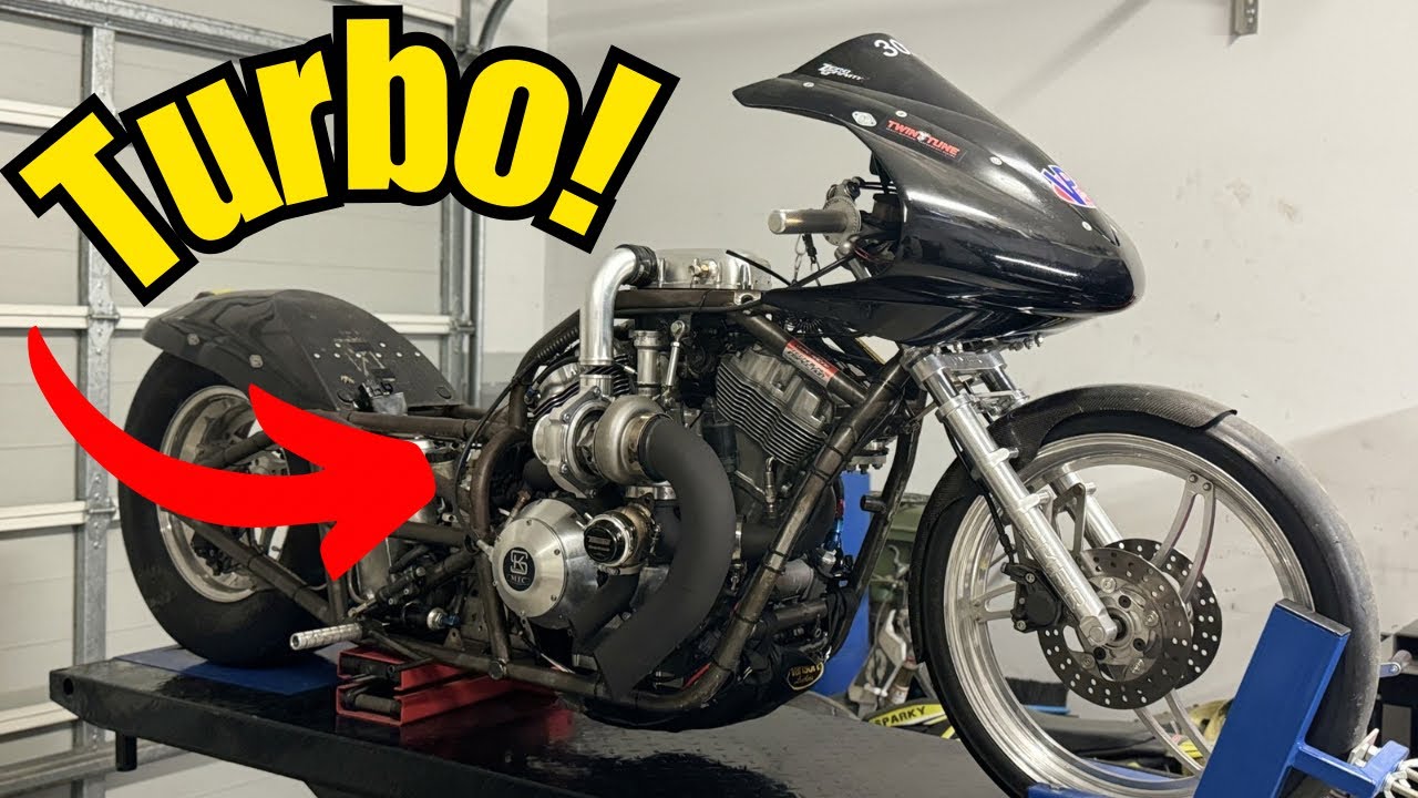Turbo Harley-Davidson V-Rod Drag Bike (Full Fabrication Process)