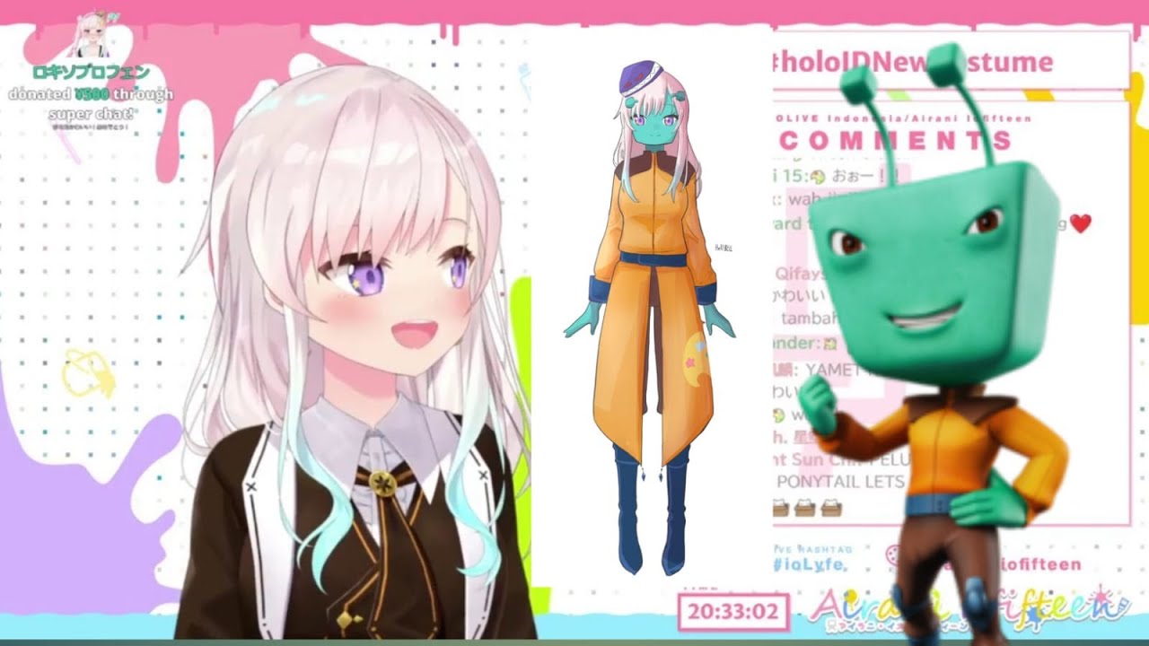 Iofi's true form, makhluk ijo pala kotak【English Sub】【hololive】
