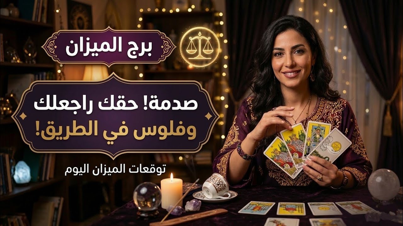 توقعات برج الميزان ⚖️ شخص يراقبك في السر 🫣 وصدمة في صديق مقرب 💔 سفر قريب وتغيير جذري في حياتك ✈️