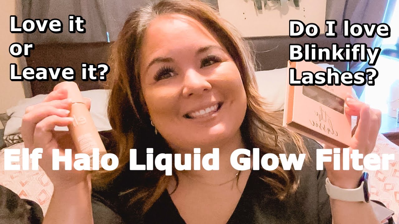 DO I LOVE THE ELF GLOW FILTER I ELF HALO GLOW FILTER TUTORIAL I DIY LASH EXTENSIONS