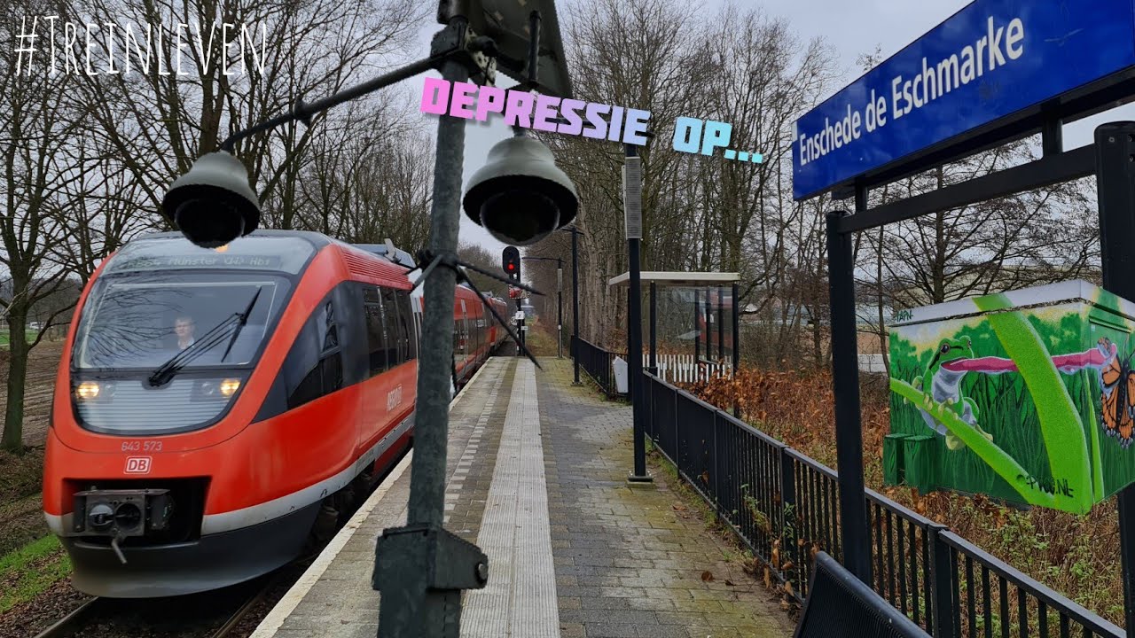 WINTERDEPRESSIE krijgen op DRUGSSTATION DE ESCHMARKE | #treinleven