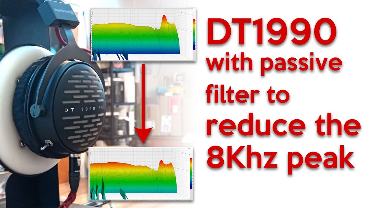 Beyerdynamic DT1990 with switchable passive filter to reduce the 8K peak