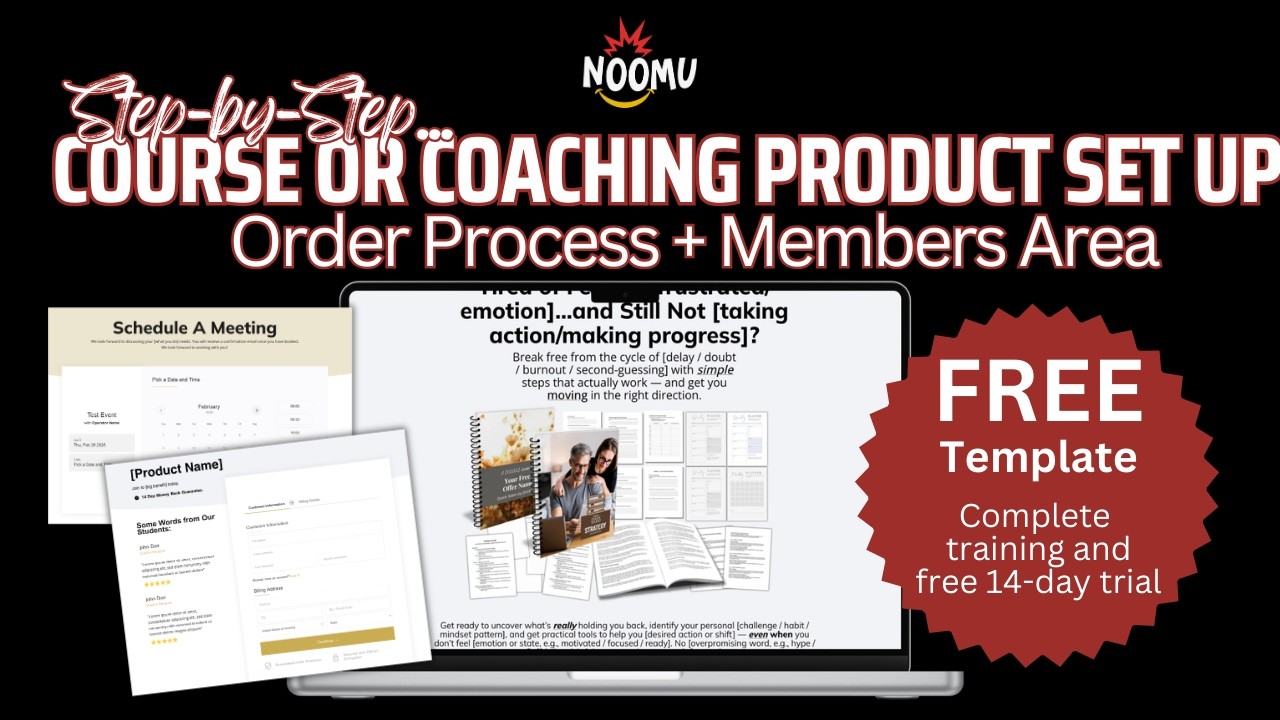 How to Set Up Your Next Course or Coaching Product - Step-by-Step Tutorial
