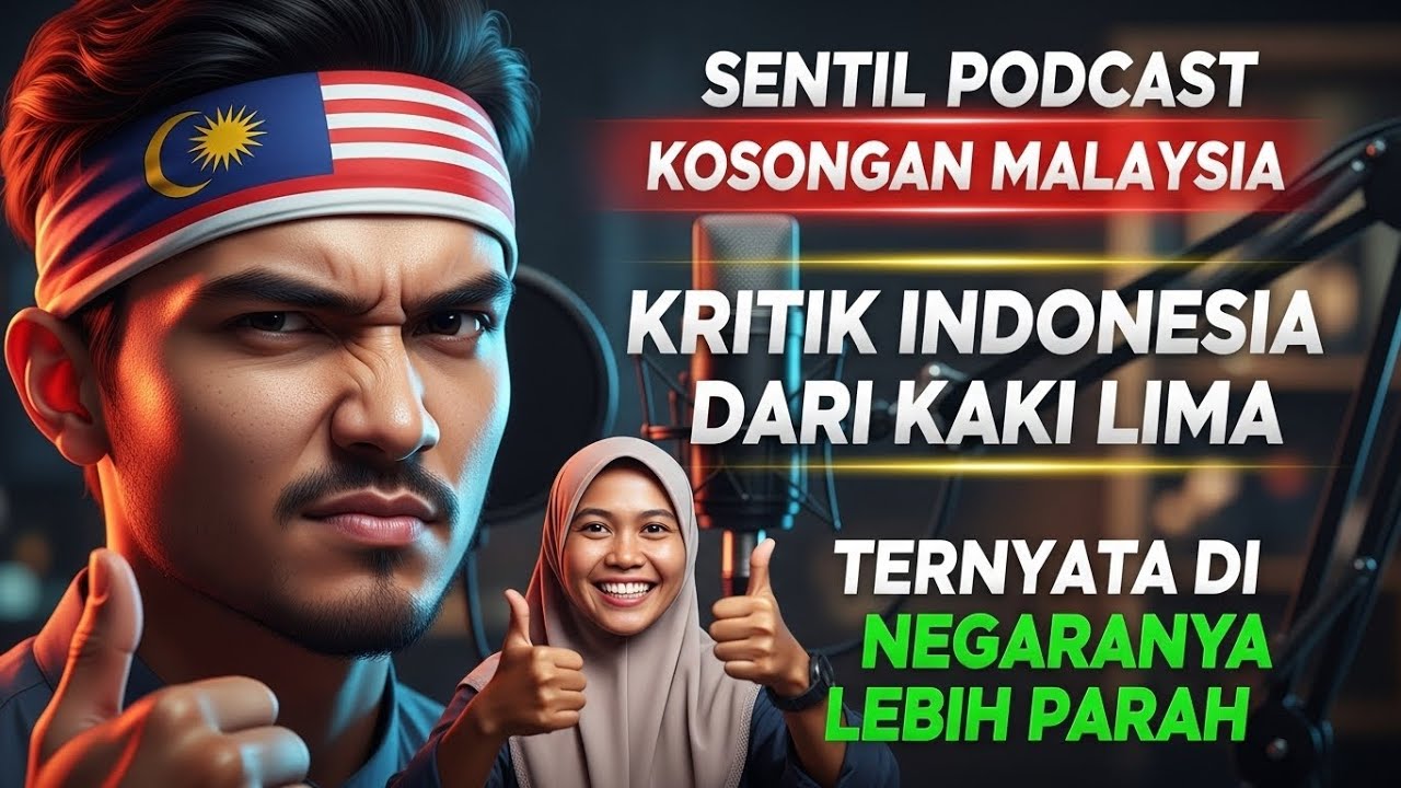 Podcast Malaysia Sentil Makanan Indonesia, Tapi Malah Buka Aib Sendiri 