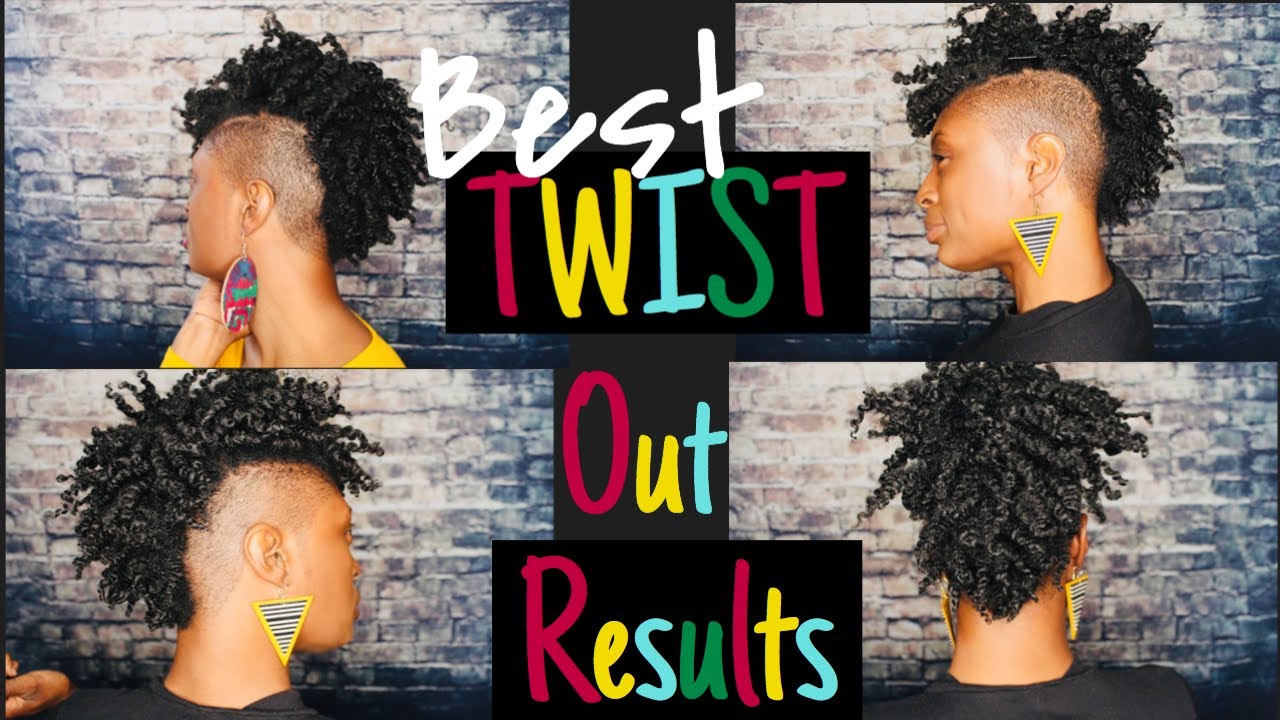 How To| Two Strand Twist Out on Short Natural Hair| Mohawk