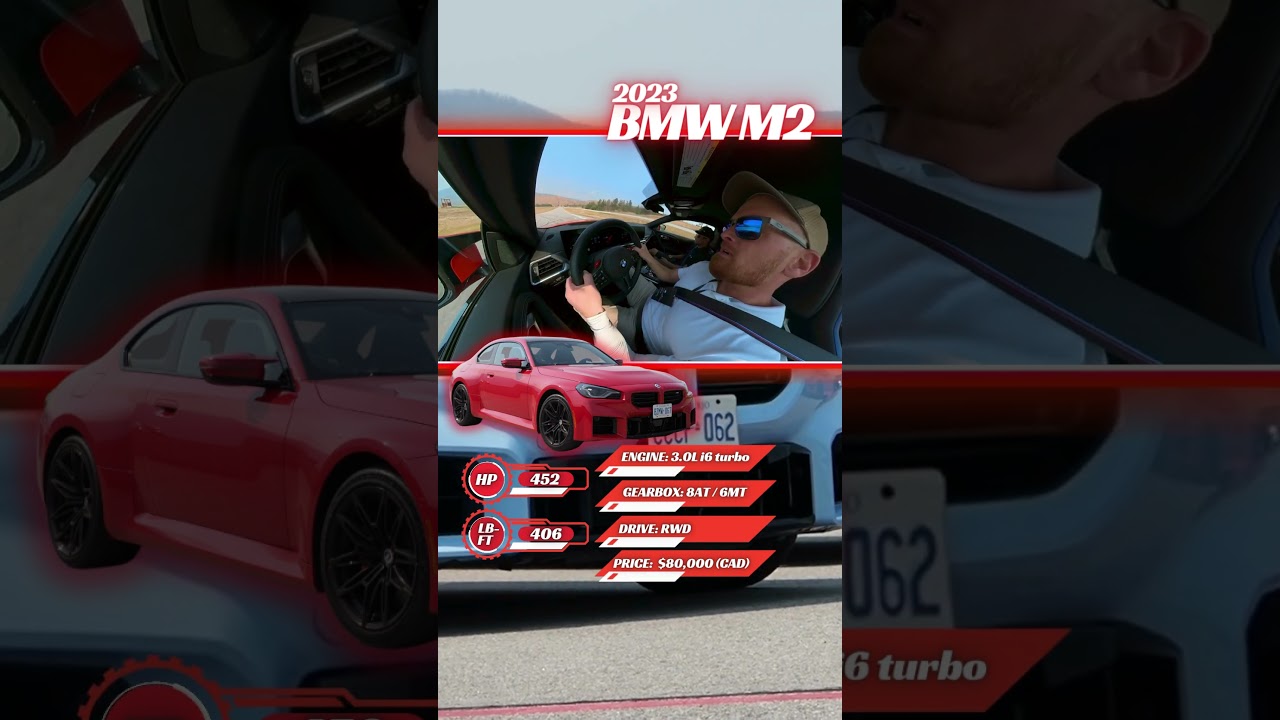 20232 BMW M2 ENGINE SOUND ON BEAUTIFUL RACETRACK