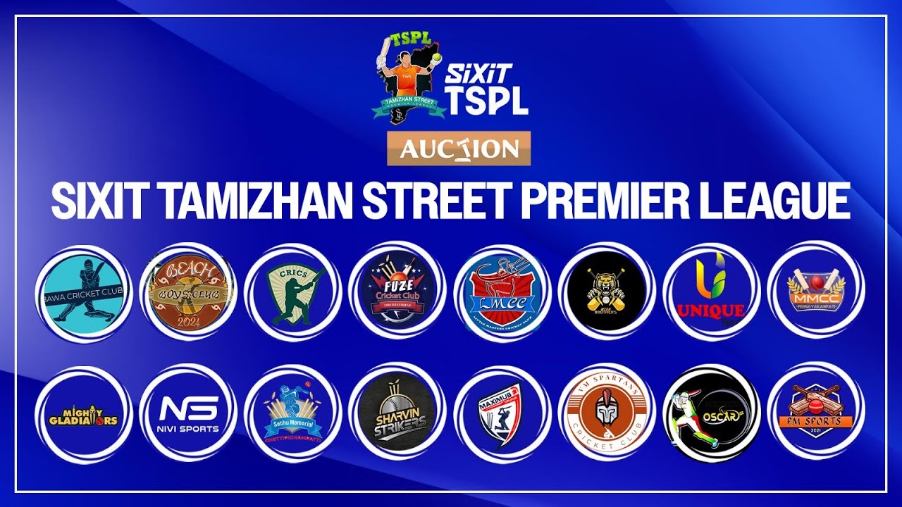 SIXIT TAMIZHAN STREET PREMIER LEAUGE AUCTION | #tspl