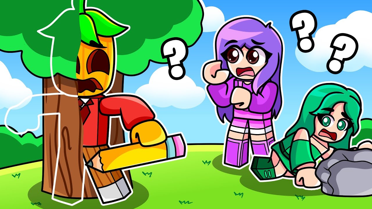 Me Convierto en LO QUE DIBUJO en ESCONDITE de Roblox!