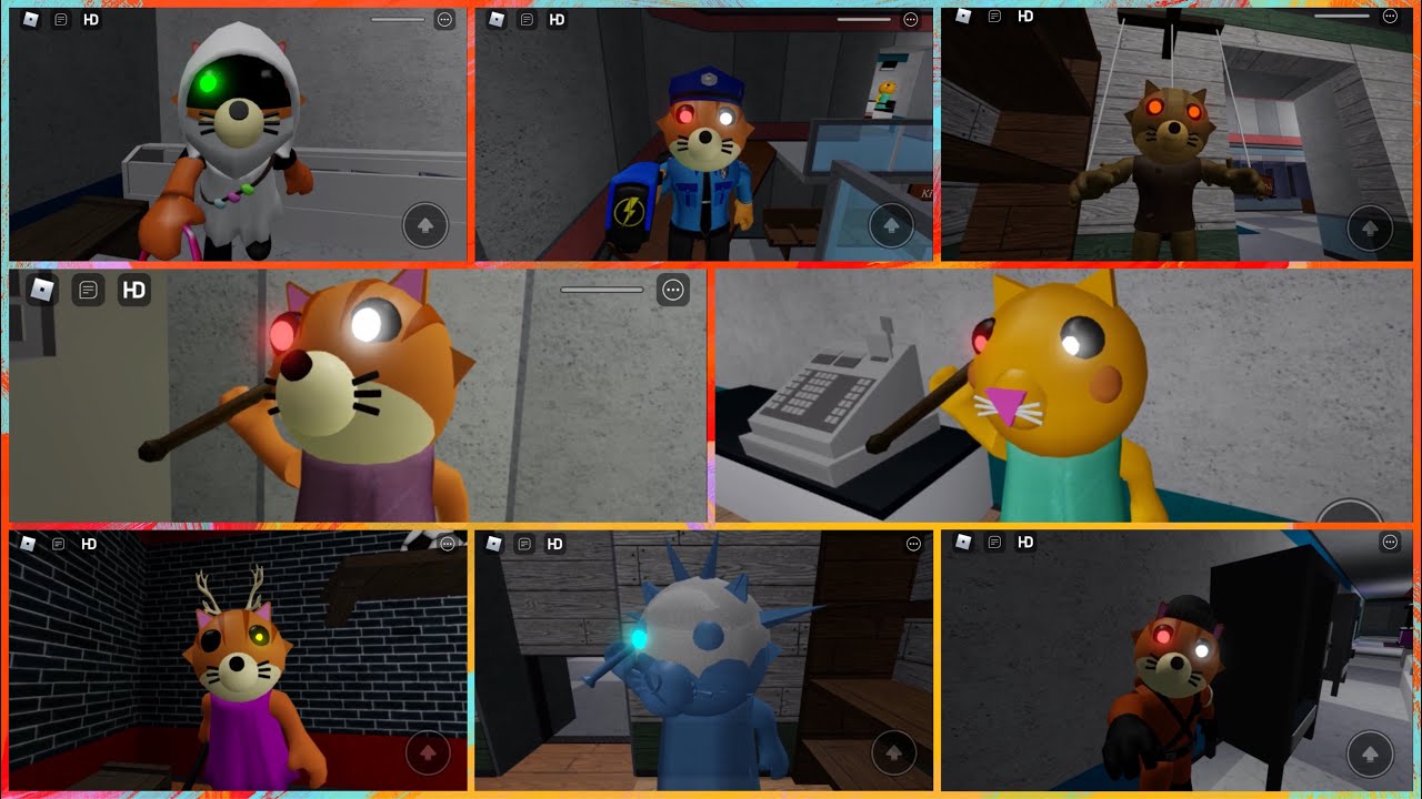 KITTY RAID ALL JUMPSCARES! GAME BY @davigamerkolling141