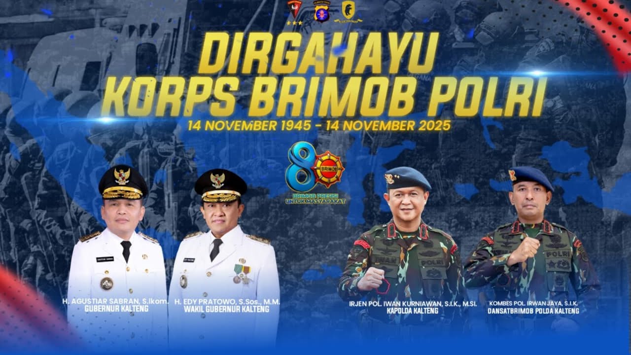 DIRGAHAYU KORPS BRIMOB POLRI TAHUN 2025 - SAT BRIMOB POLDA KALTENG