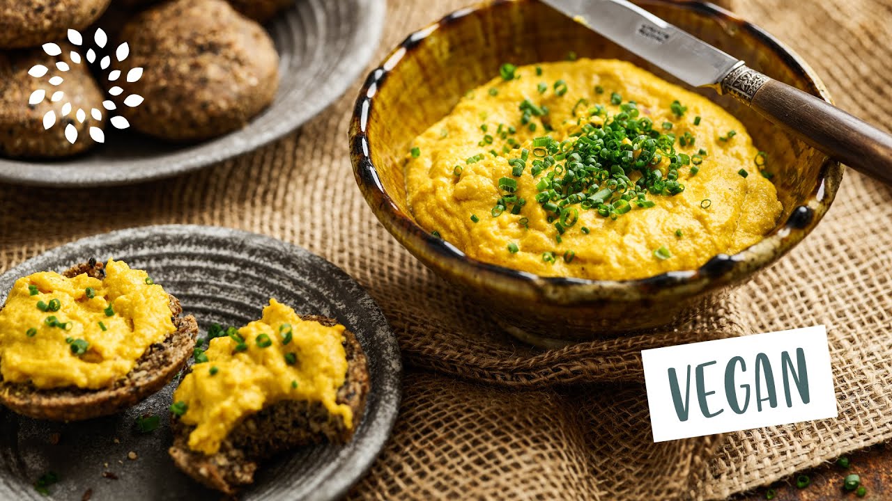 Aufstrich aus Karotten und Inwger - Schnell & Einfach - Vegan
