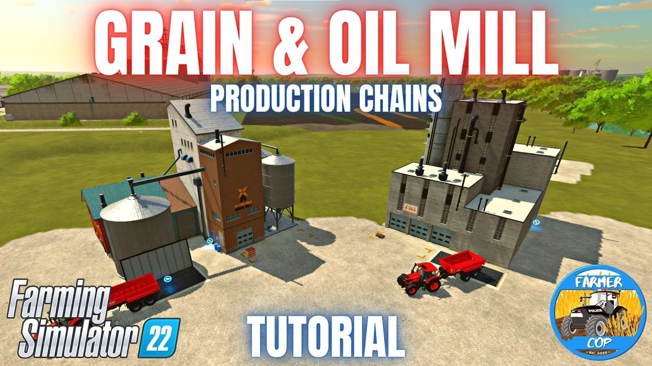 Руководство по зерновым и маслобойням — Farming Simulator 22