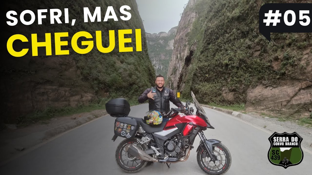 SUBINDO A SERRA DO CORVO BRANCO | VIAGEM DE MOTO - CB500X