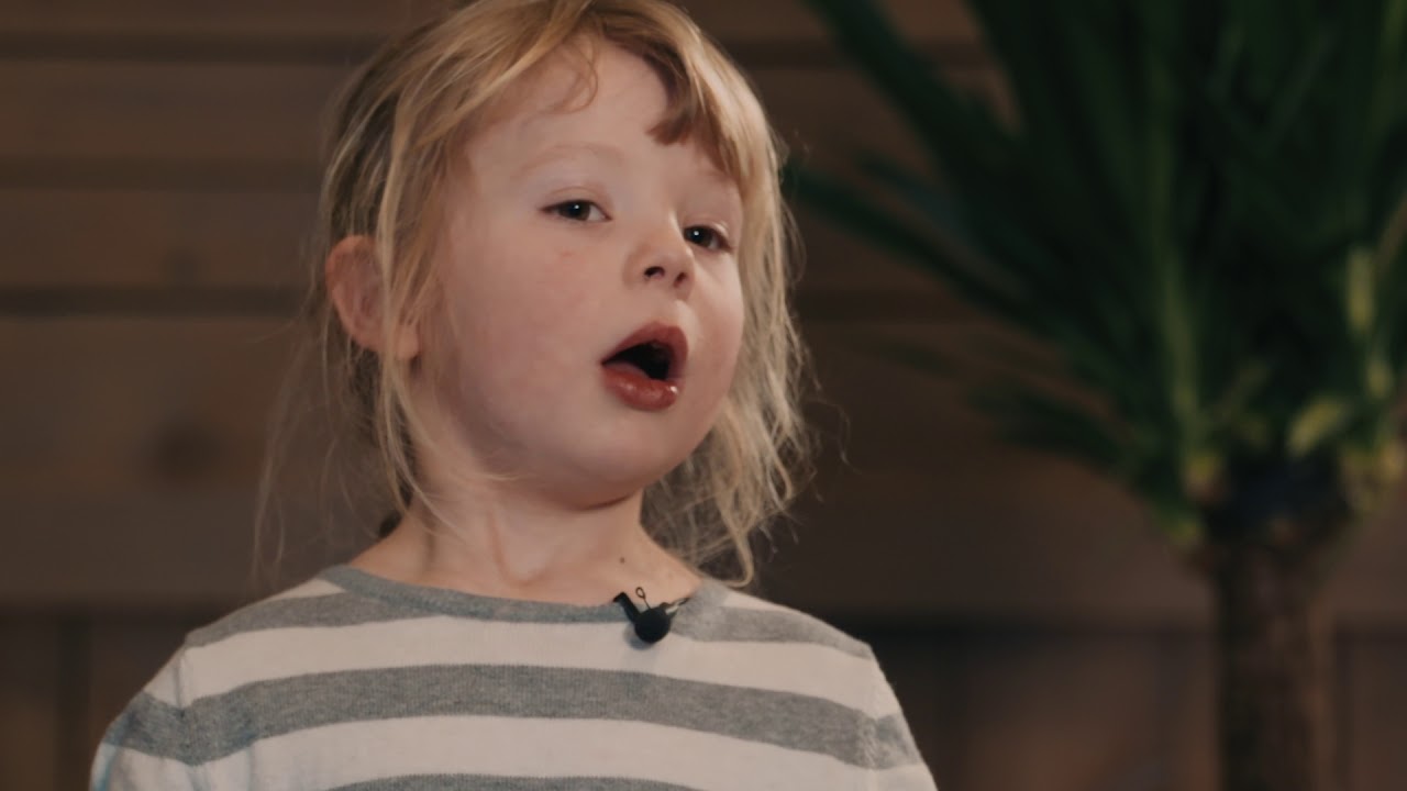 Sp&oslash;kelseshuset i Dyreparken - barn funderer p&aring; hva det finnes mye av i &aring;rets nyhet
