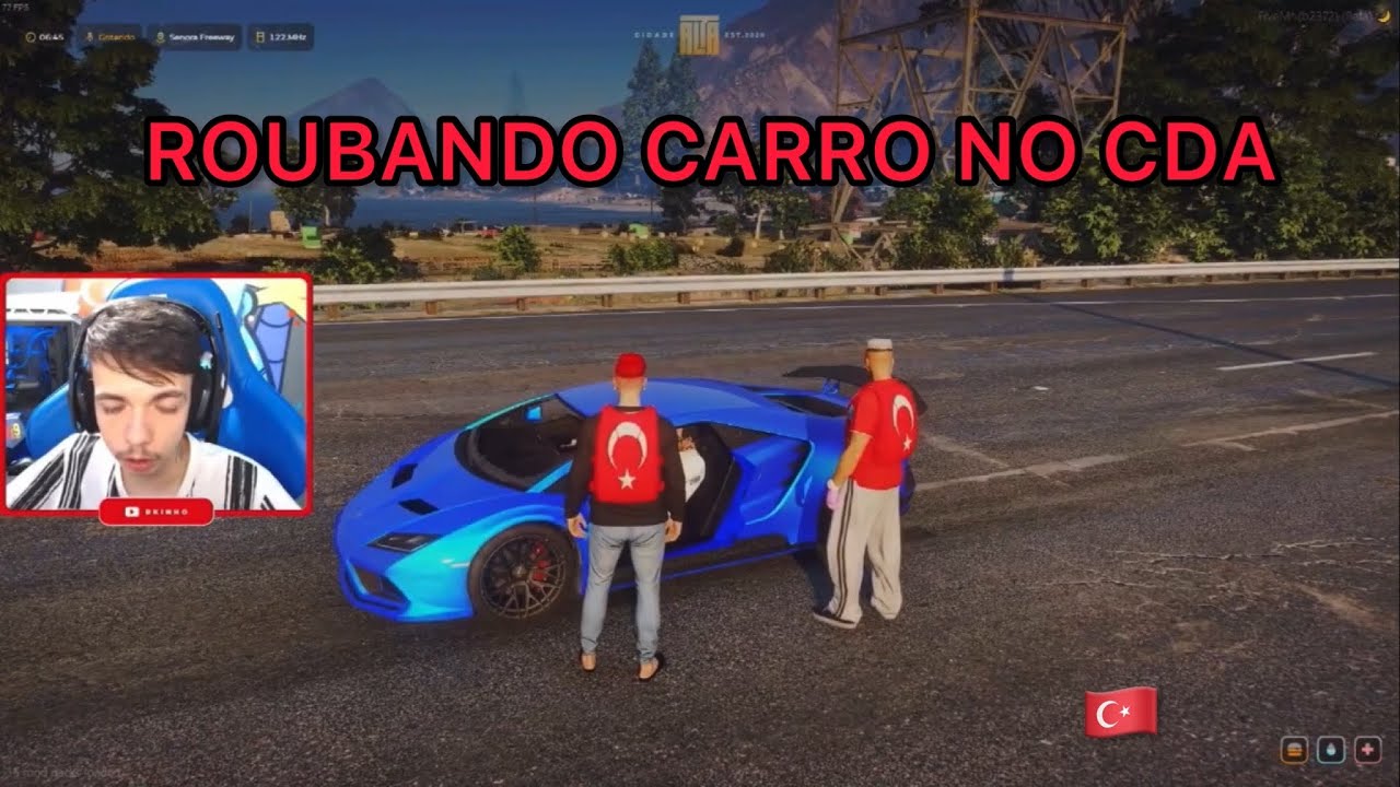 BK E XEXE ROUBANDO CARRO NO CDA KKKK  | BK CLIPS GTA