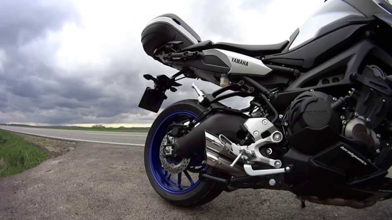 IXIL FULL EXHAUST YAMAHA MT-09 Tracer ON THE ROAD IN/OUT DB-KILLERS