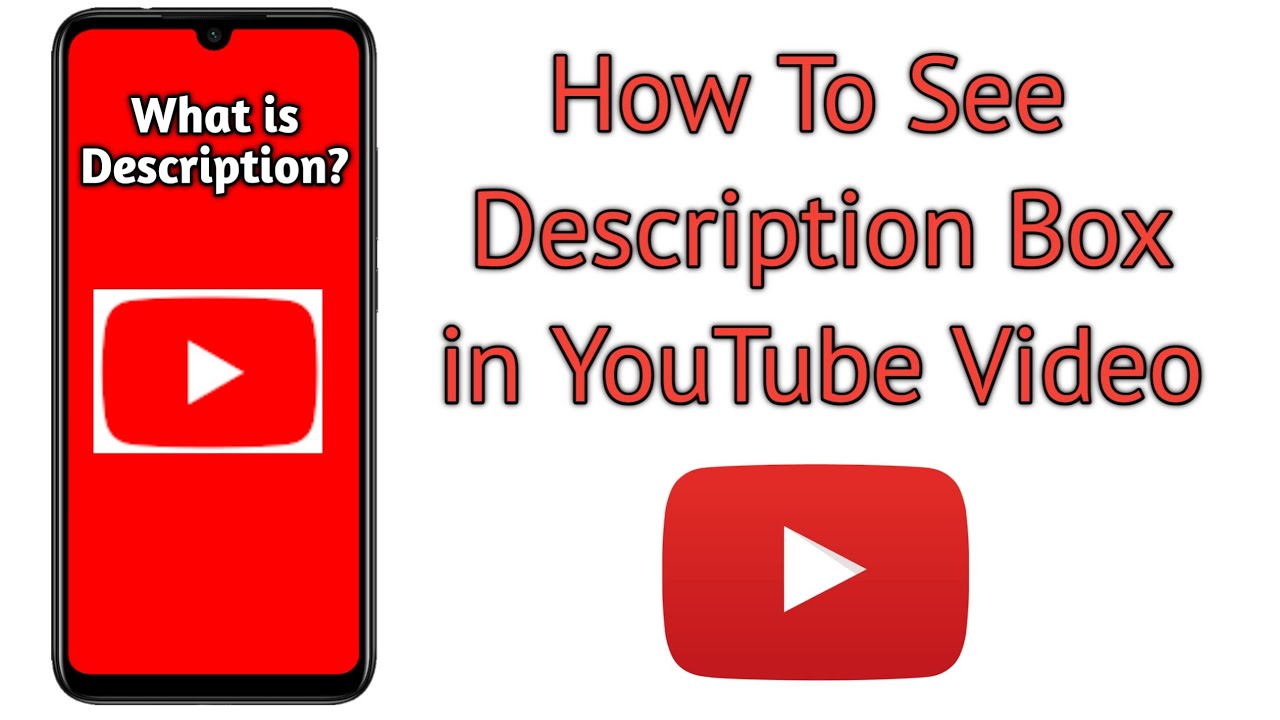 Как увидеть поле описания в видео на YouTube