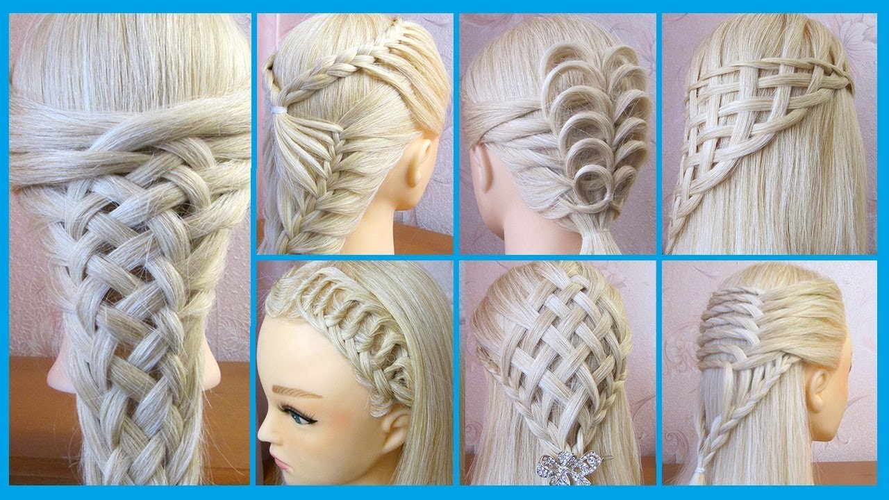 TUTO 💙 7 Coiffures simples et belles 💙 cheveux longs/mi longs 💙 facile à faire