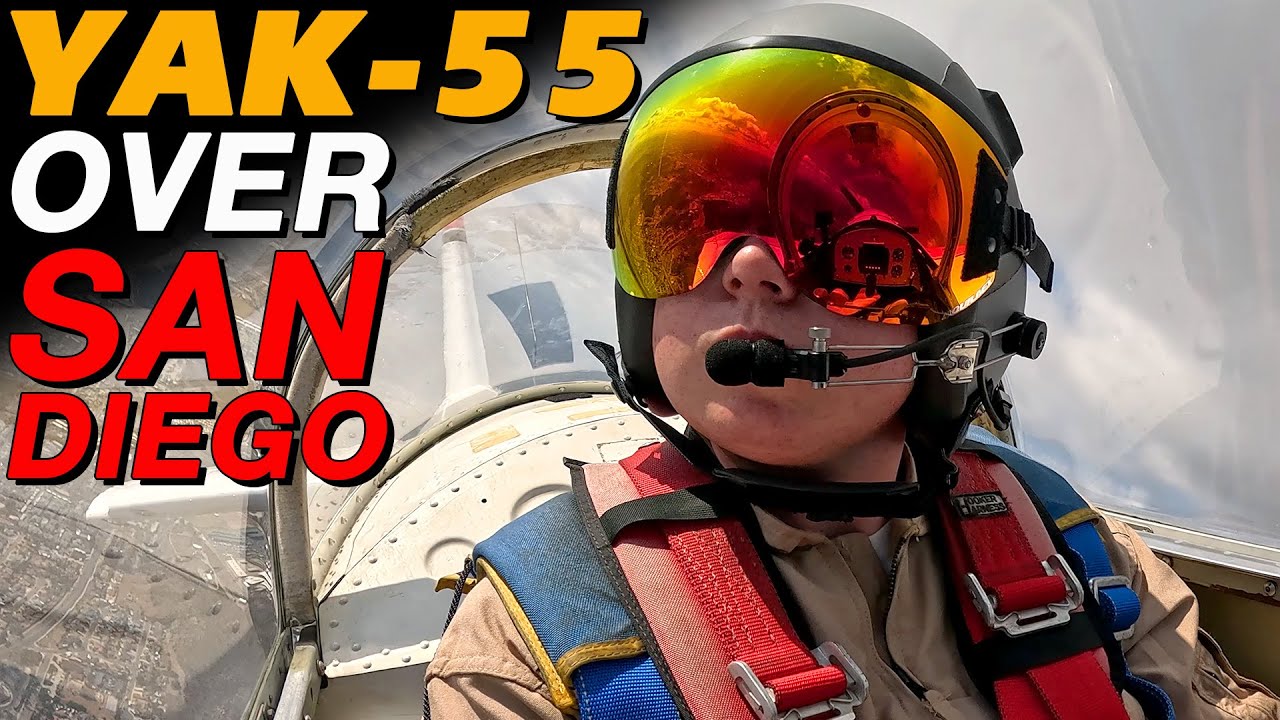 Flying the Yakovlev Yak-55M Over SAN DIEGO HARBOR!