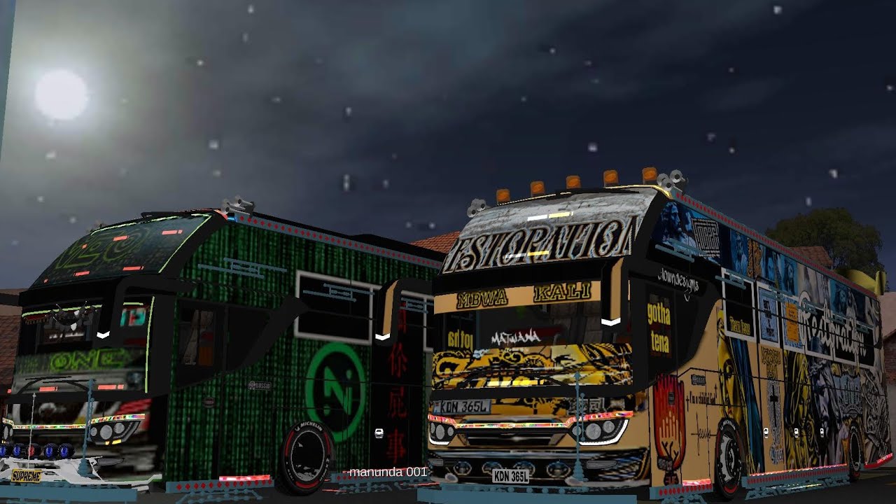 BUS SIMULATOR INDONESIA KENYAN MATATU LIVERY - RESTORATION rt33