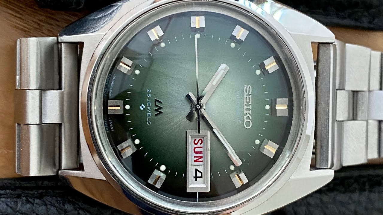 Vintage Seiko LM LordMatic 5606-7230 August 1973 Beads of Rice 