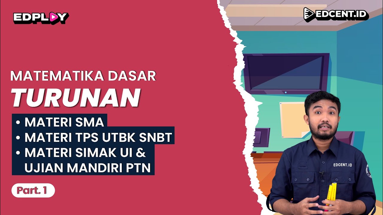Matematika Dasar: Turunan | Definisi & Rumus Turunan + Contoh Soal | Part 1